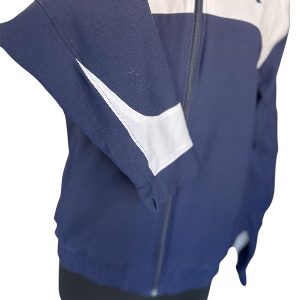 Under Armour Blue and White Performance Jacket with Color-Block Design - Picture 5 of 5